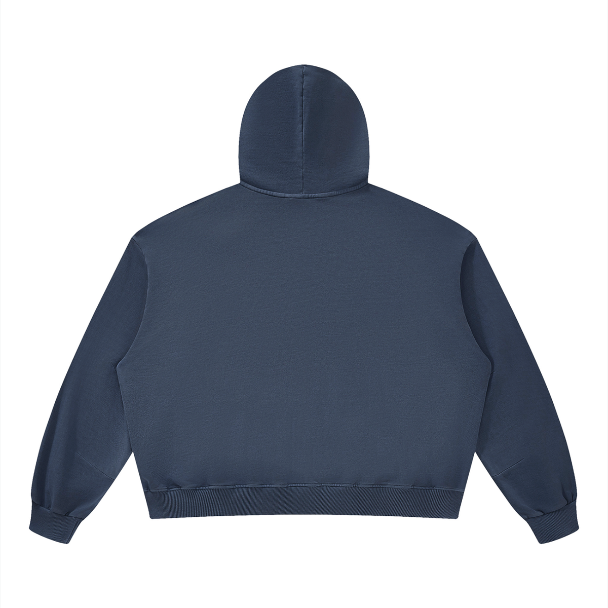 Boxy Vintage Washed Hoodie - Chest Logo