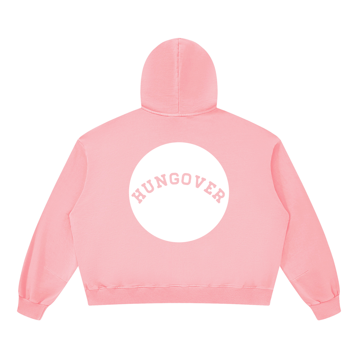 Boxy Vintage Washed Hoodie - Back Logo