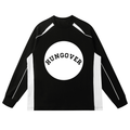 Contrast Panel Raglan Sweatshirt - Front Logo