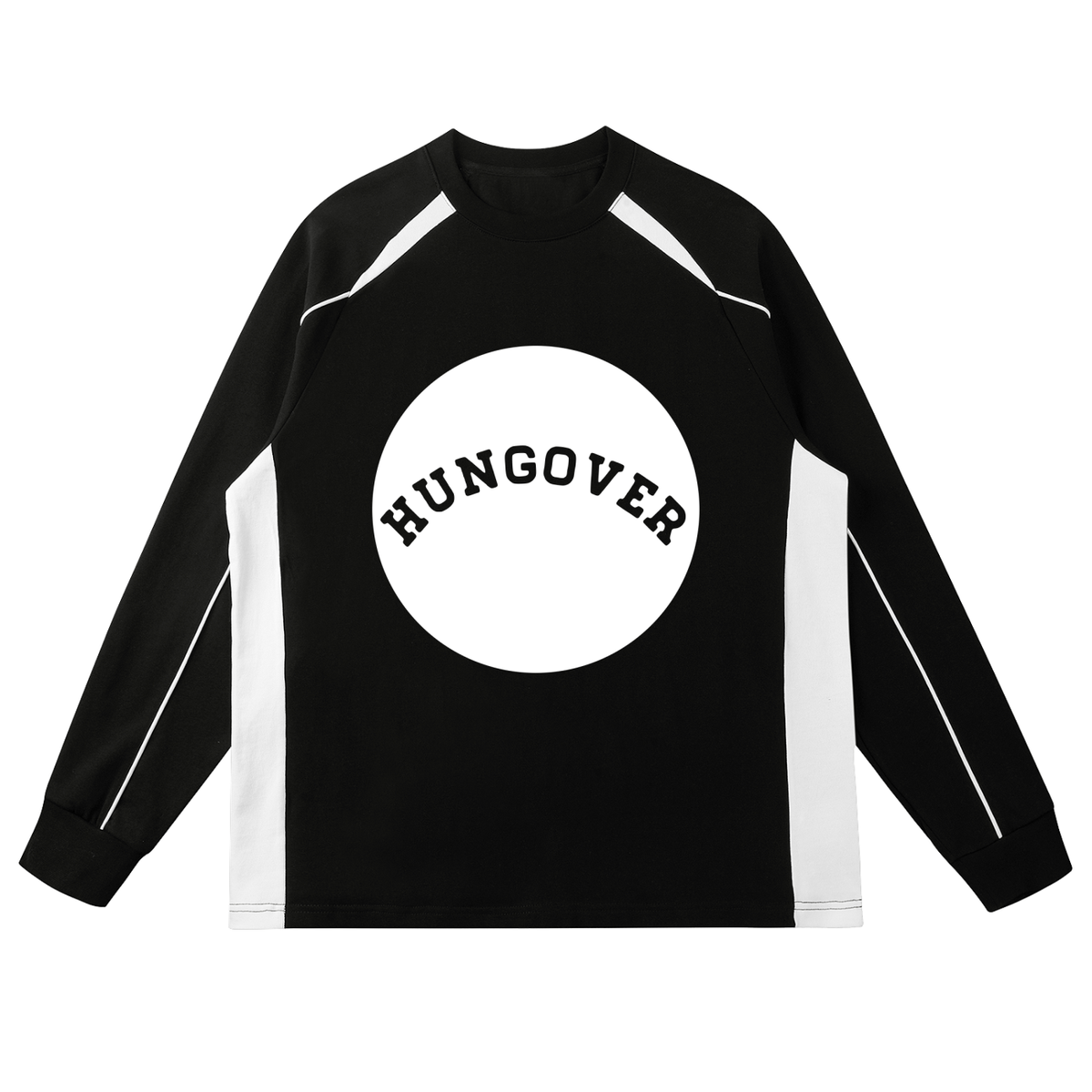 Contrast Panel Raglan Sweatshirt - Front Logo