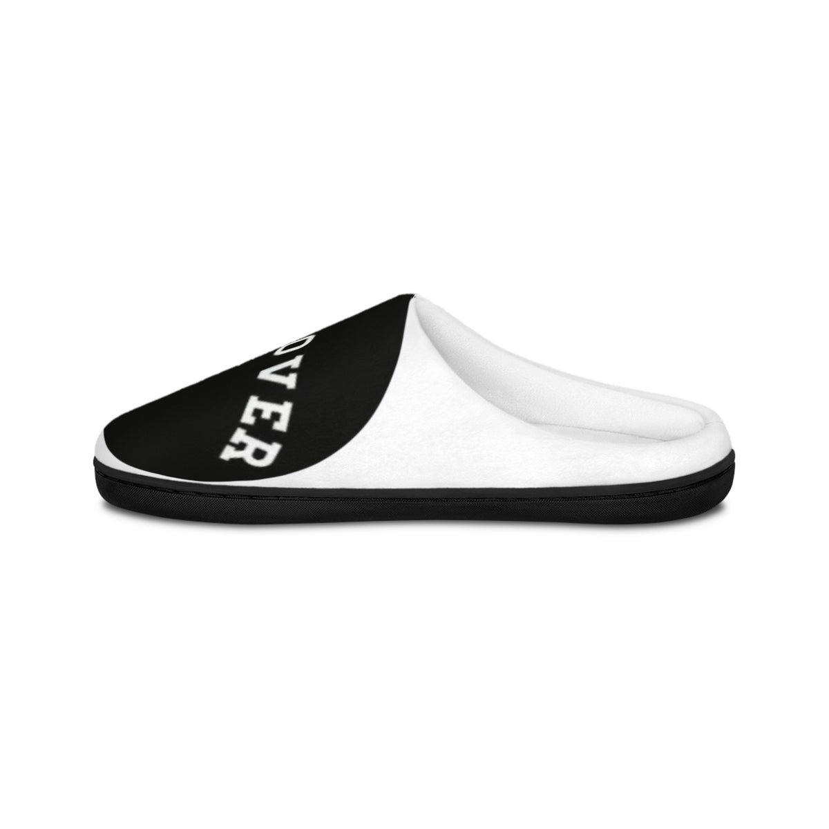Men's 'HUNGOYEA' Black & White Indoor Slippers — Cozy Home Slide