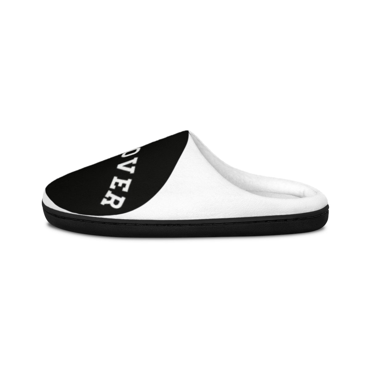 Men's 'HUNGOYEA' Black & White Indoor Slippers — Cozy Home Slide