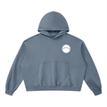 Boxy Vintage Washed Hoodie - Chest Logo