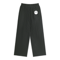 Unisex Striped Pleated Pants