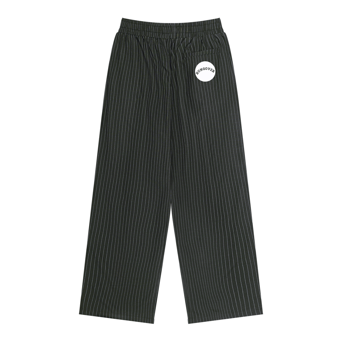 Unisex Striped Pleated Pants