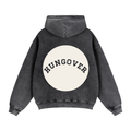 Zip-Through Boxy Fleece Hoodie - Back Logo