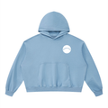 Boxy Vintage Washed Hoodie - Chest Logo
