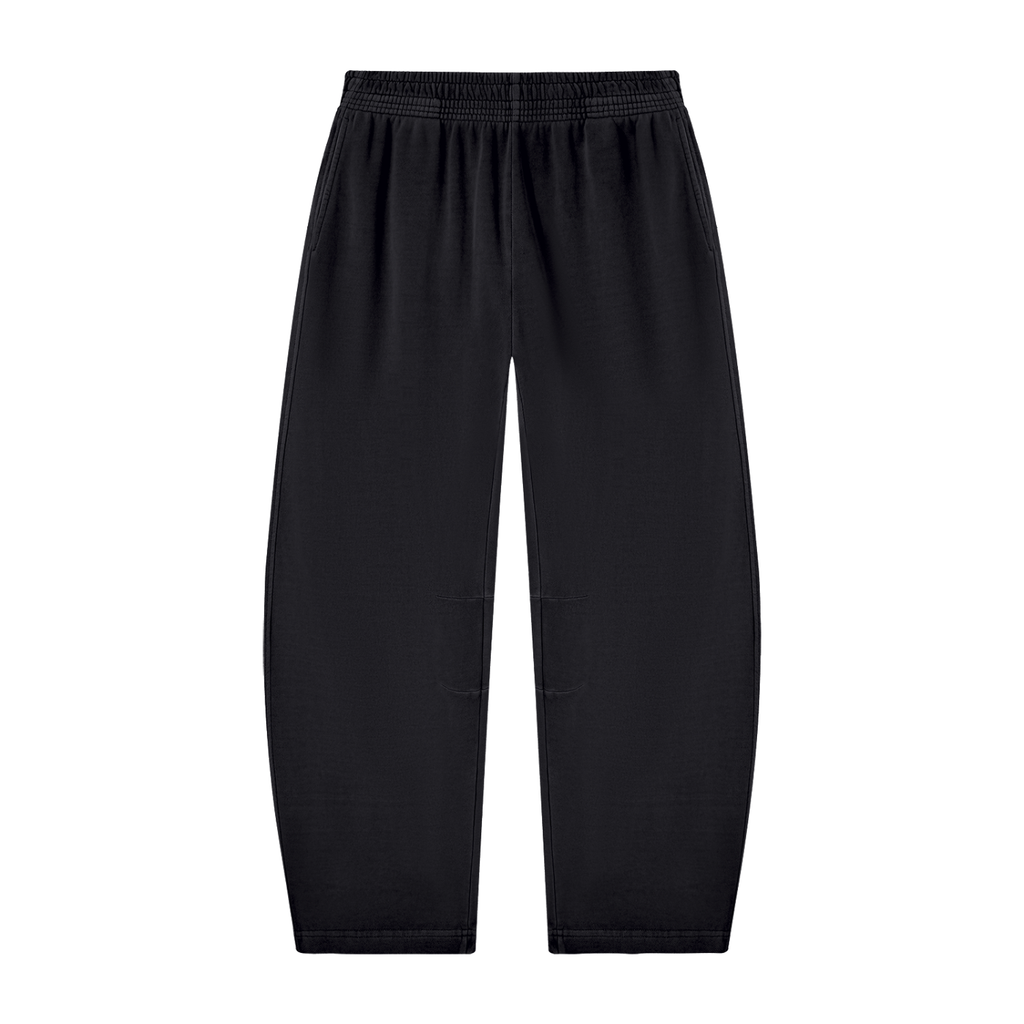 Vintage Washed Barrel Leg Sweatpants - Back Pocket Logo