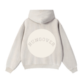 Zip-Through Boxy Fleece Hoodie - Back Logo