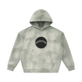 Sunfade Frayed Fleece Hoodie - Chest Logo