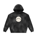 Sunfade Frayed Fleece Hoodie - Chest Logo