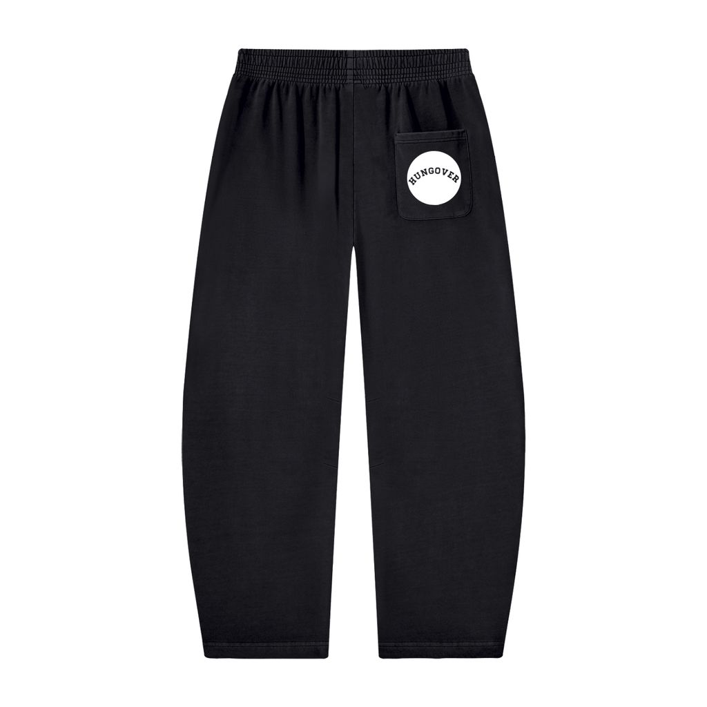 Vintage Washed Barrel Leg Sweatpants - Back Pocket Logo