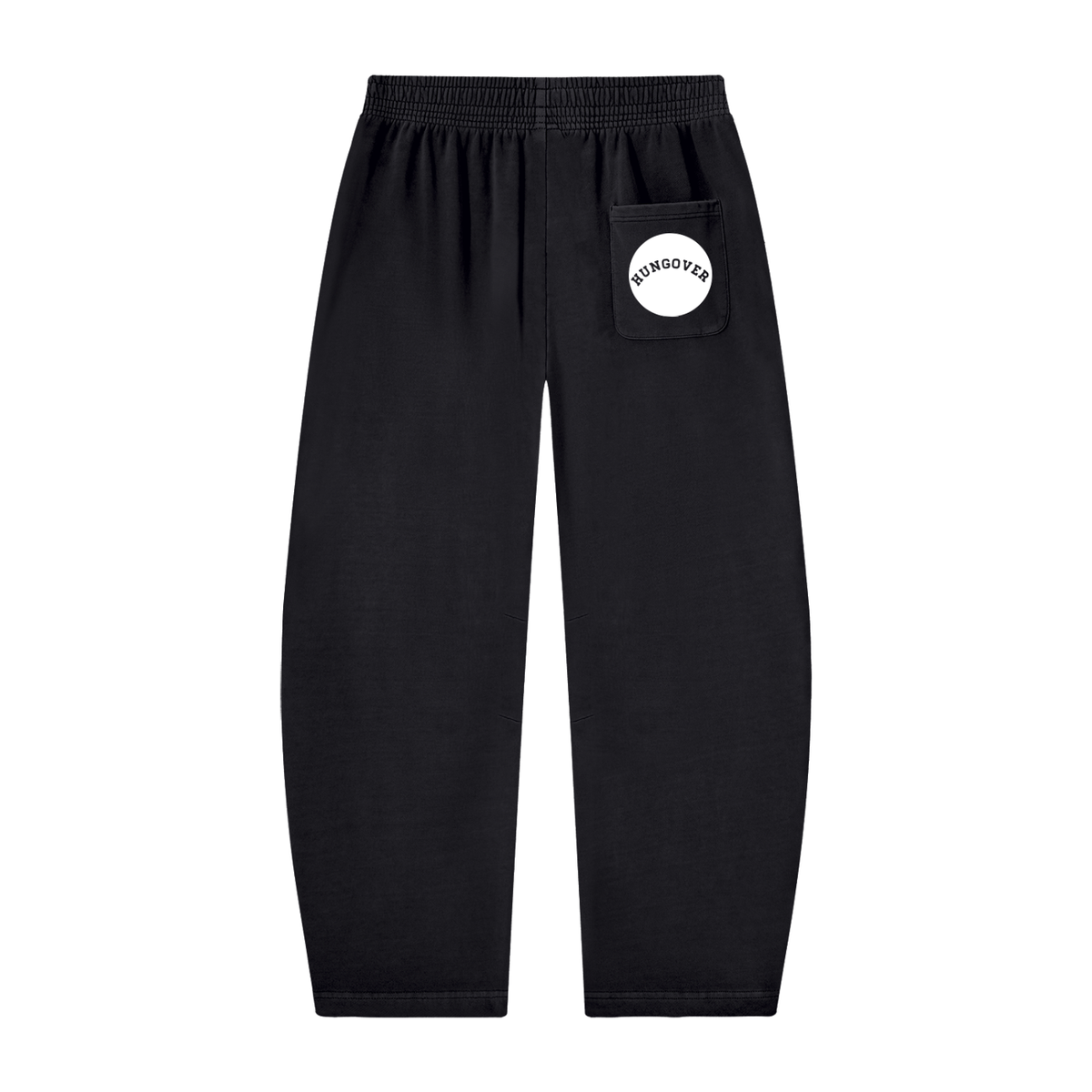 Vintage Washed Barrel Leg Sweatpants - Back Pocket Logo