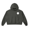 Boxy Vintage Washed Hoodie - Chest Logo