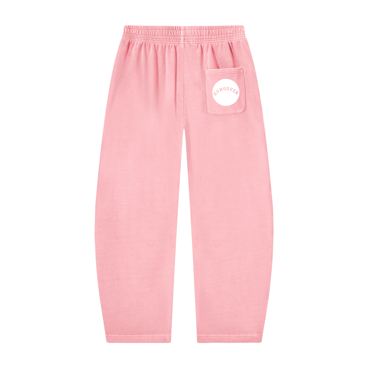 Vintage Washed Barrel Leg Sweatpants - Back Pocket Logo