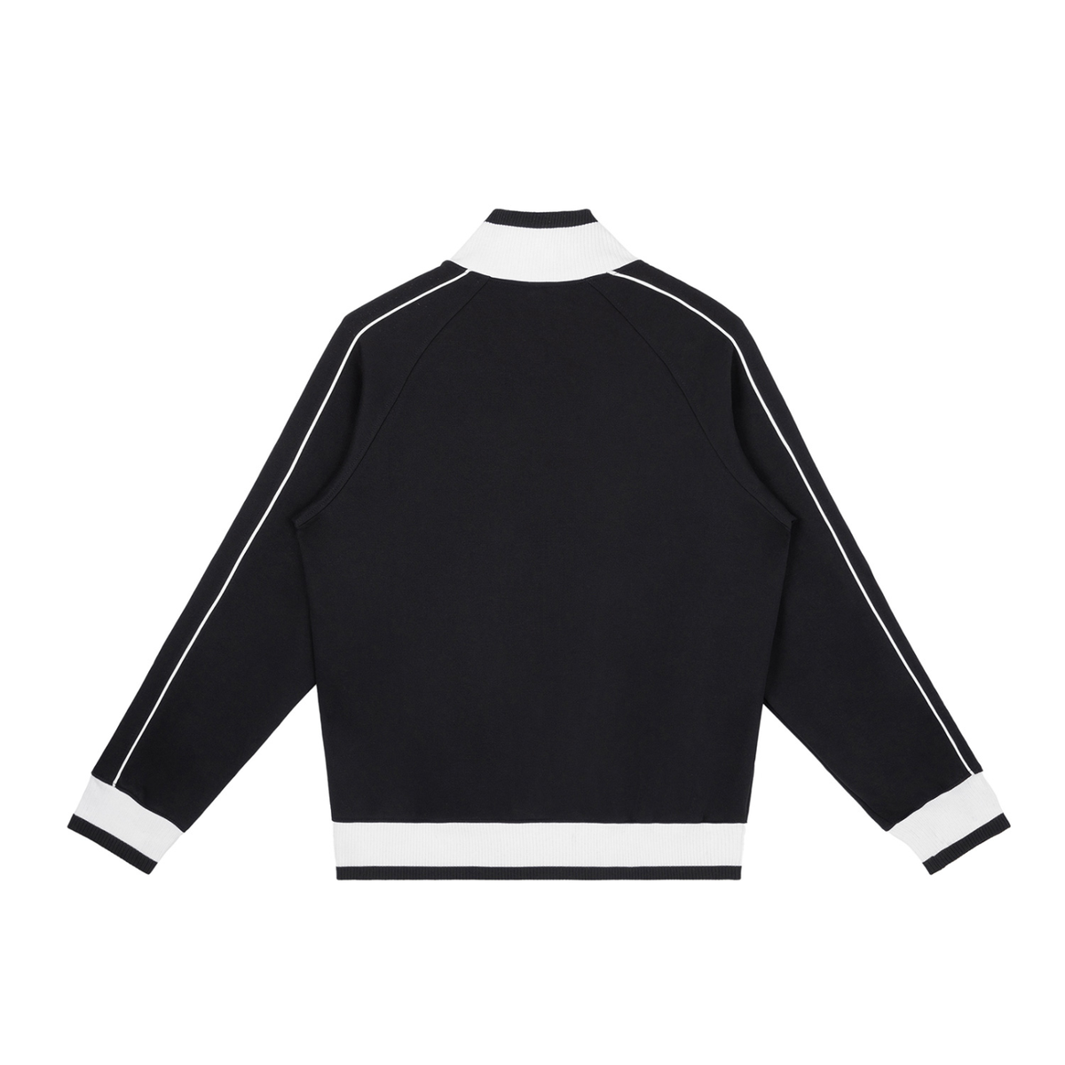 Color Block Raglan Sleeve Zip Track Jacket - Chest Logo