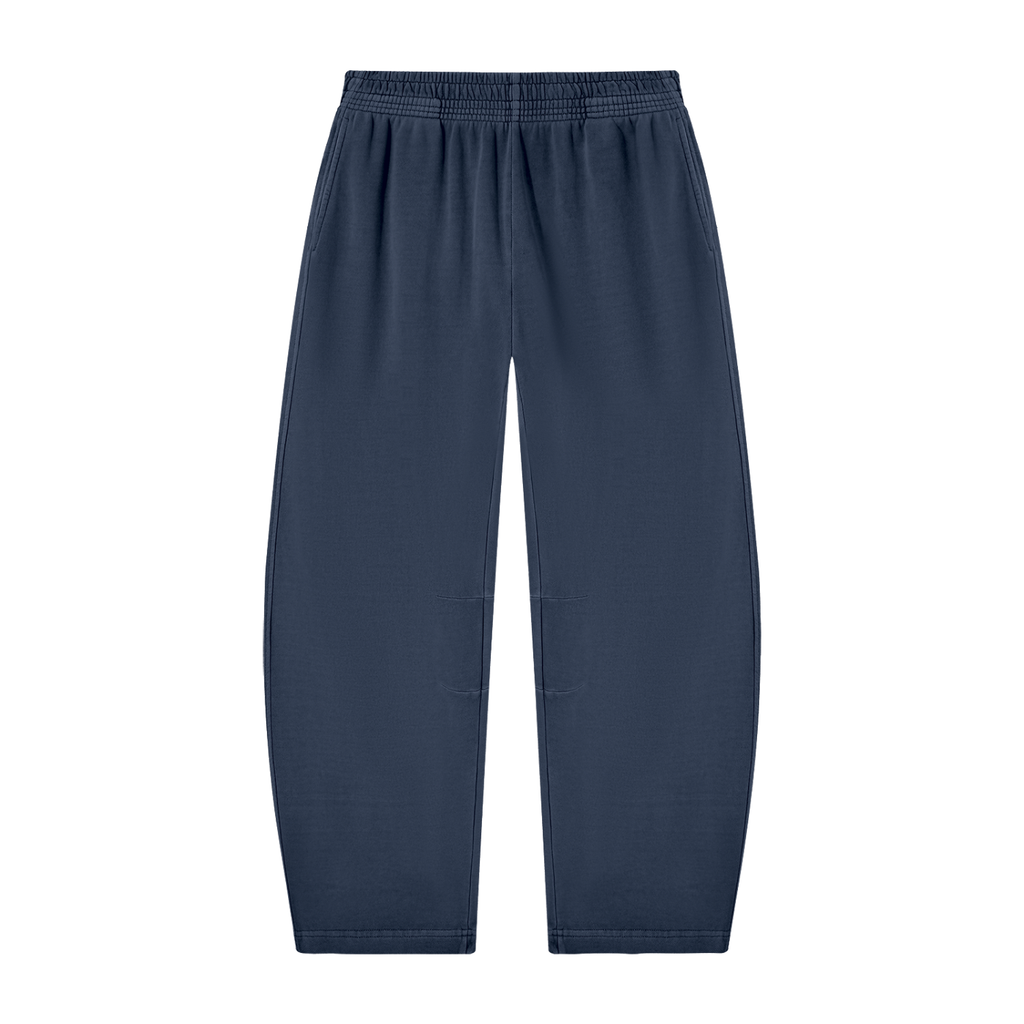 Vintage Washed Barrel Leg Sweatpants - Back Pocket Logo