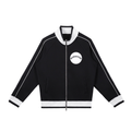 Color Block Raglan Sleeve Zip Track Jacket - Chest Logo