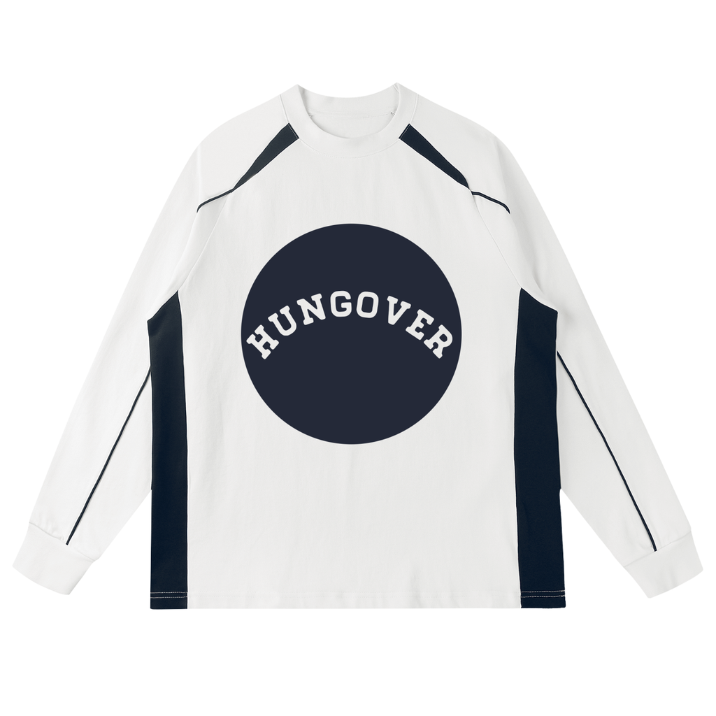 Contrast Panel Raglan Sweatshirt - Front Logo