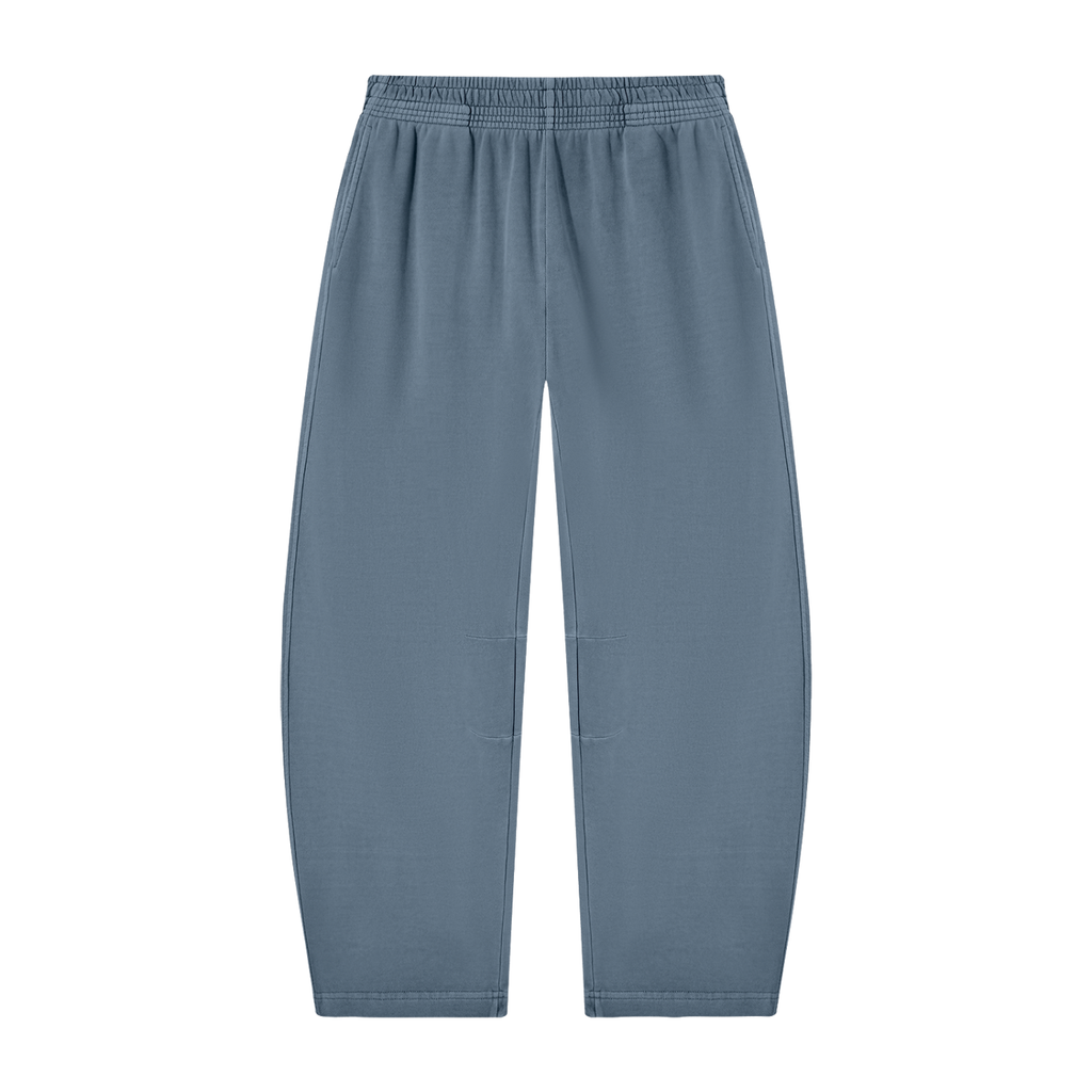 Vintage Washed Barrel Leg Sweatpants - Back Pocket Logo
