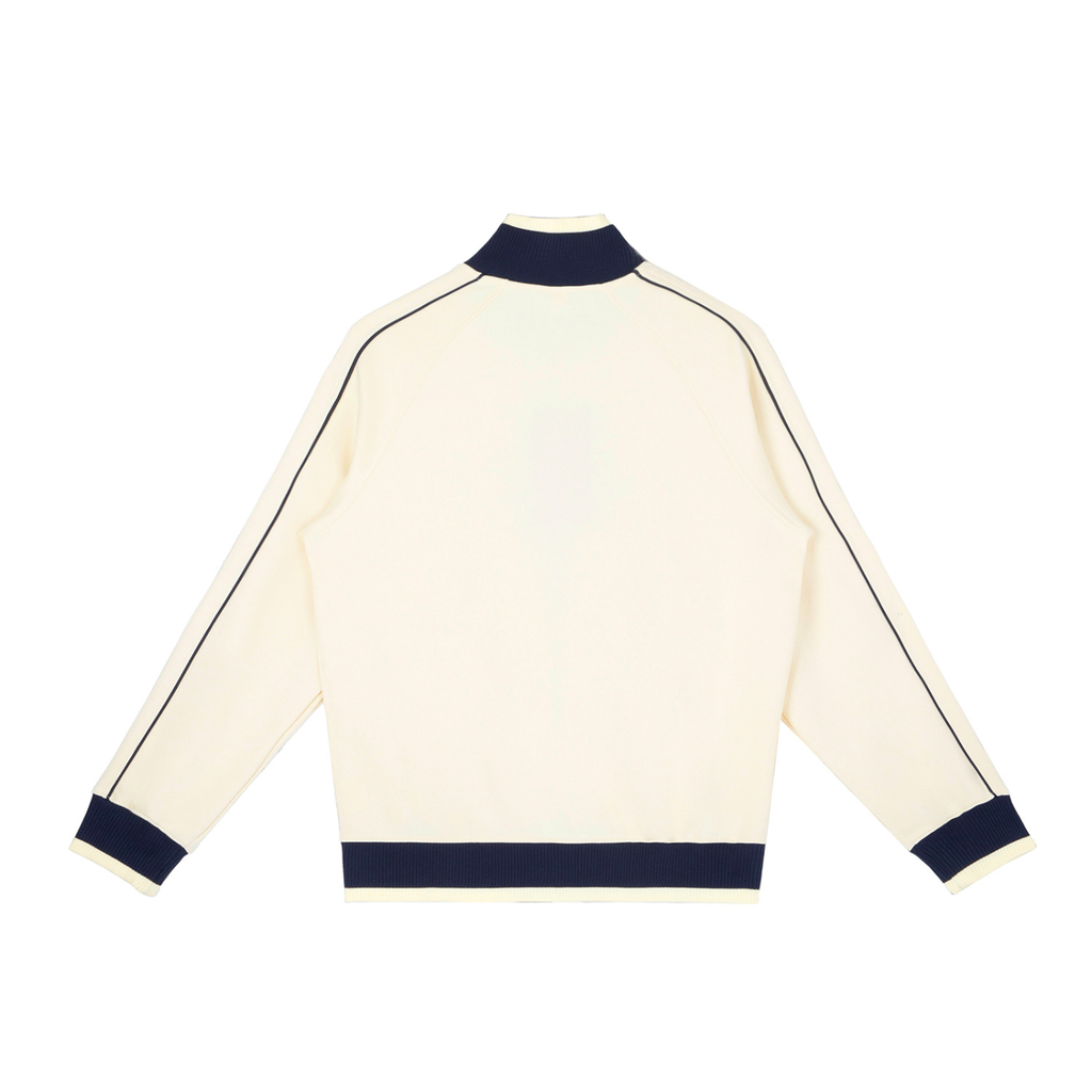 Color Block Raglan Sleeve Zip Track Jacket - Chest Logo