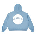 Boxy Vintage Washed Hoodie - Back Logo