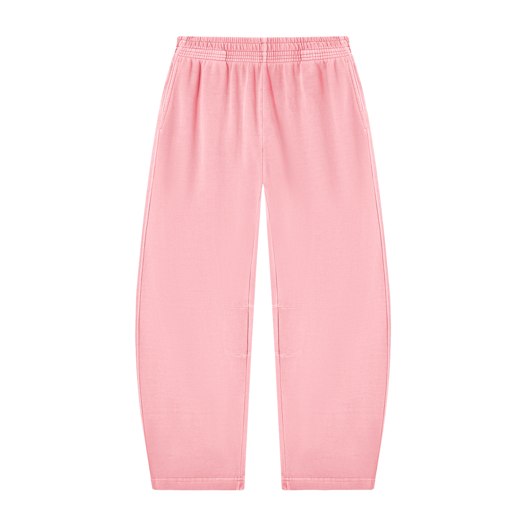 Vintage Washed Barrel Leg Sweatpants - Back Pocket Logo