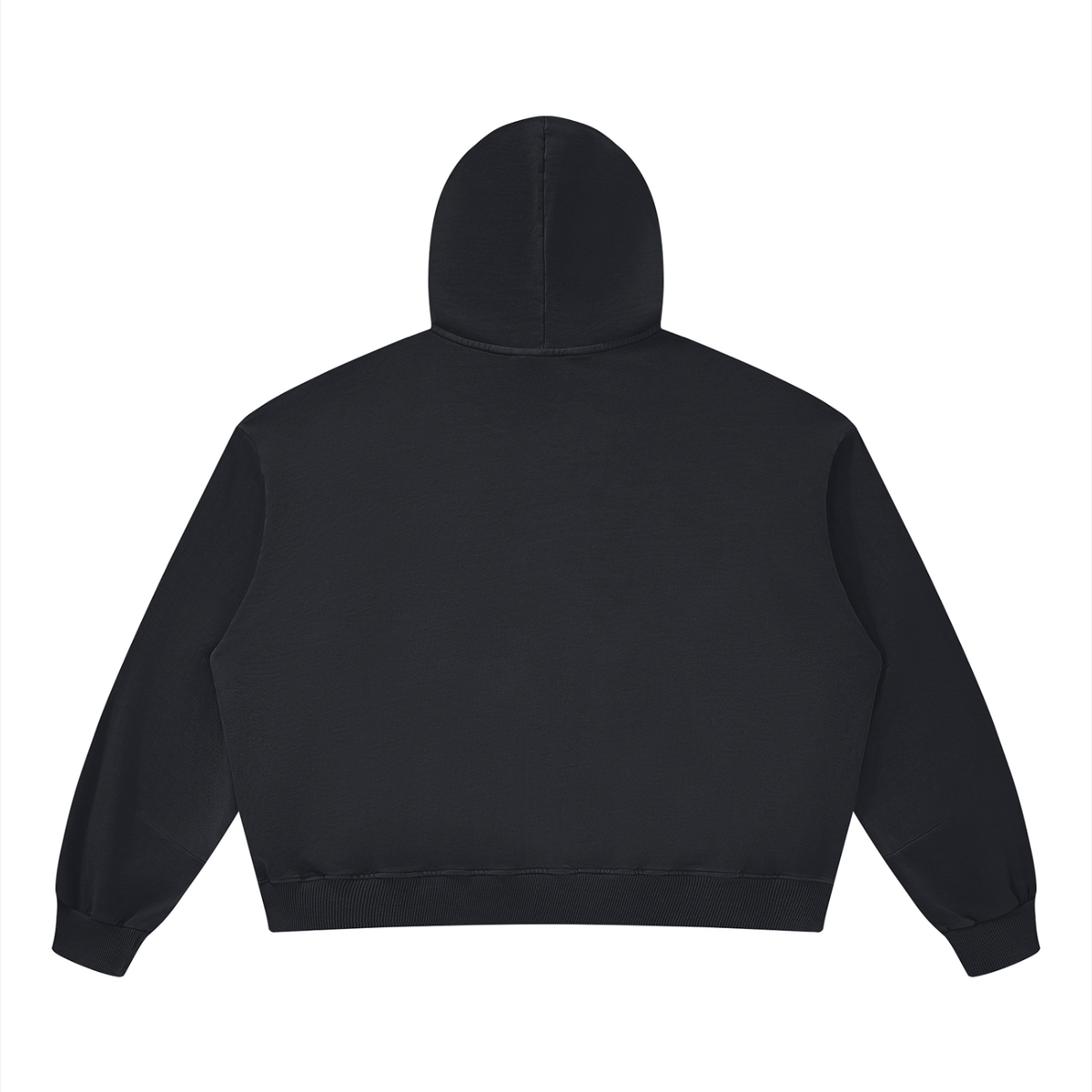 Boxy Vintage Washed Hoodie - Chest Logo