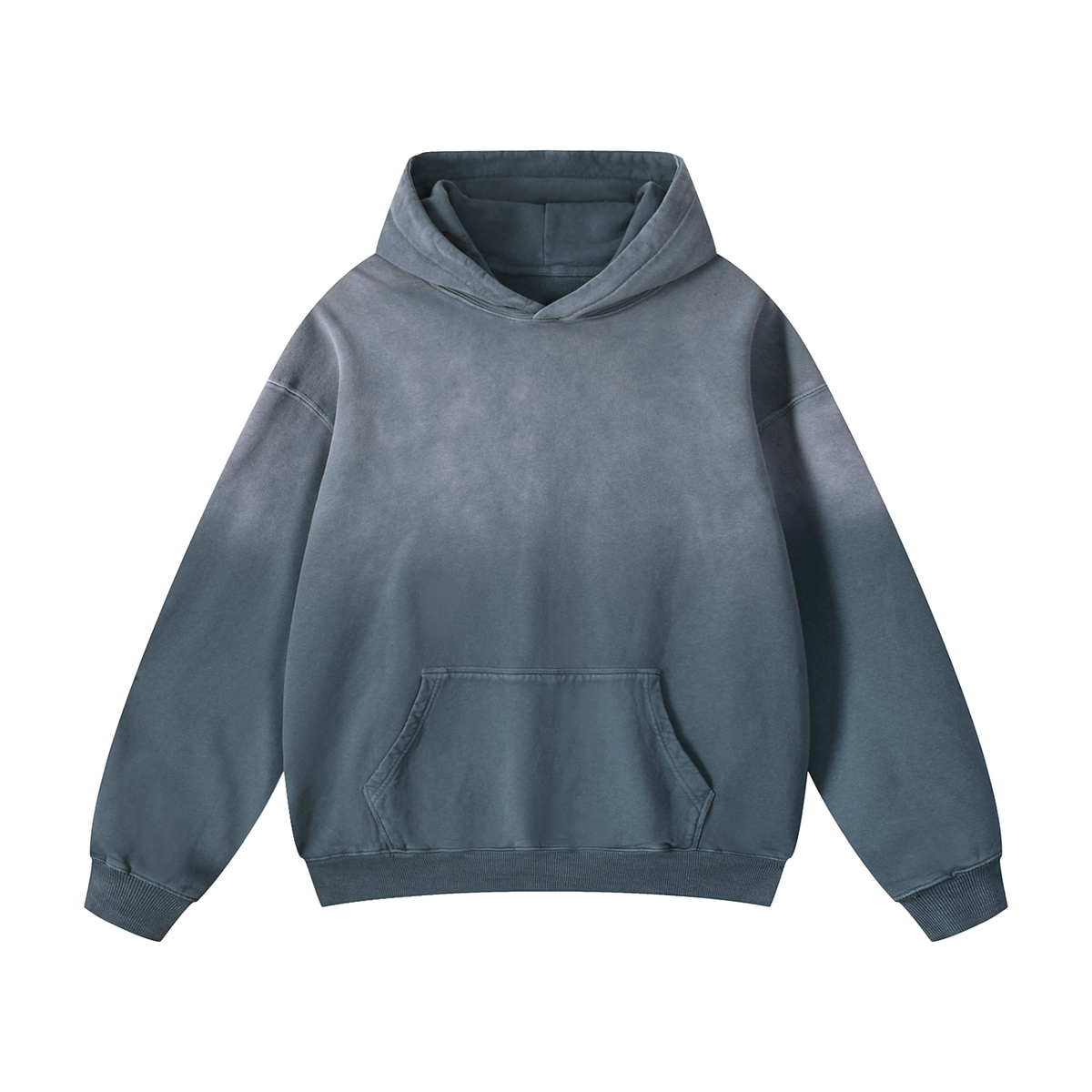 Heavyweight Sunfade Oversized Hoodie - Back Logo