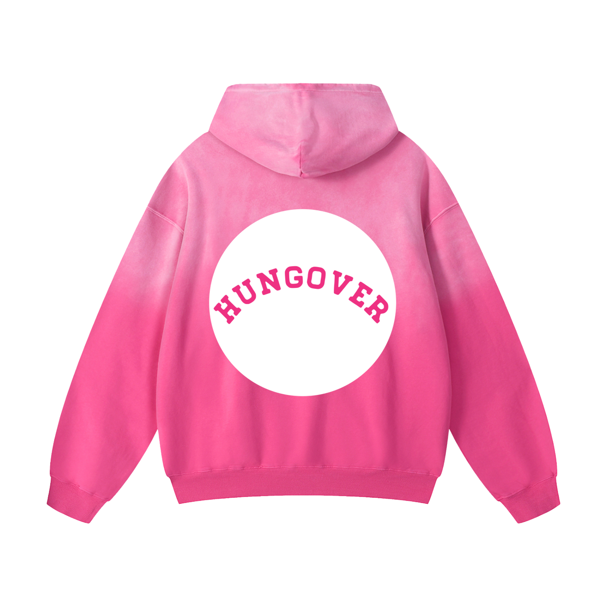 Heavyweight Sunfade Oversized Hoodie - Back Logo