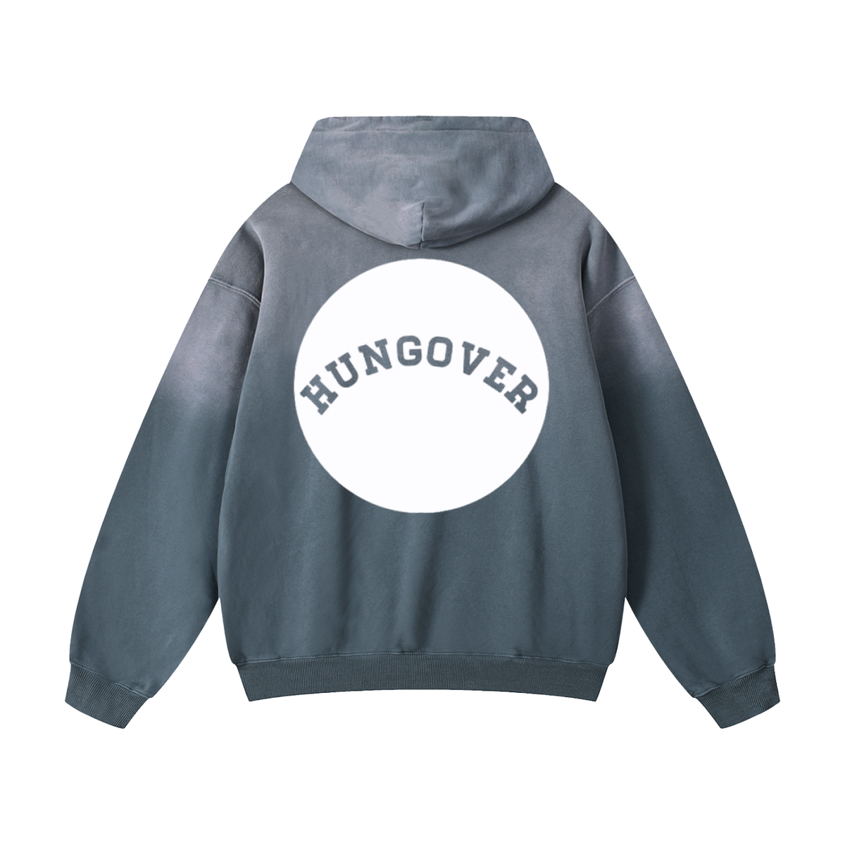 Heavyweight Sunfade Oversized Hoodie - Back Logo