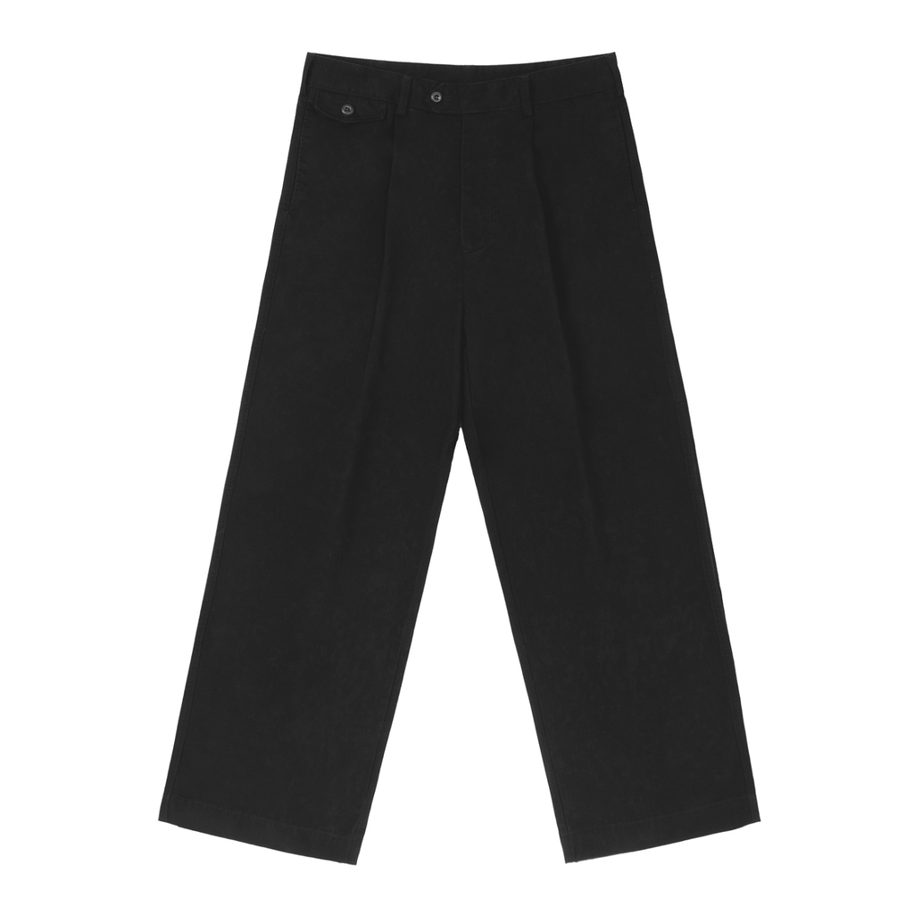 Adjustable Waist Straight-Leg Pants - Back Pocket Logo