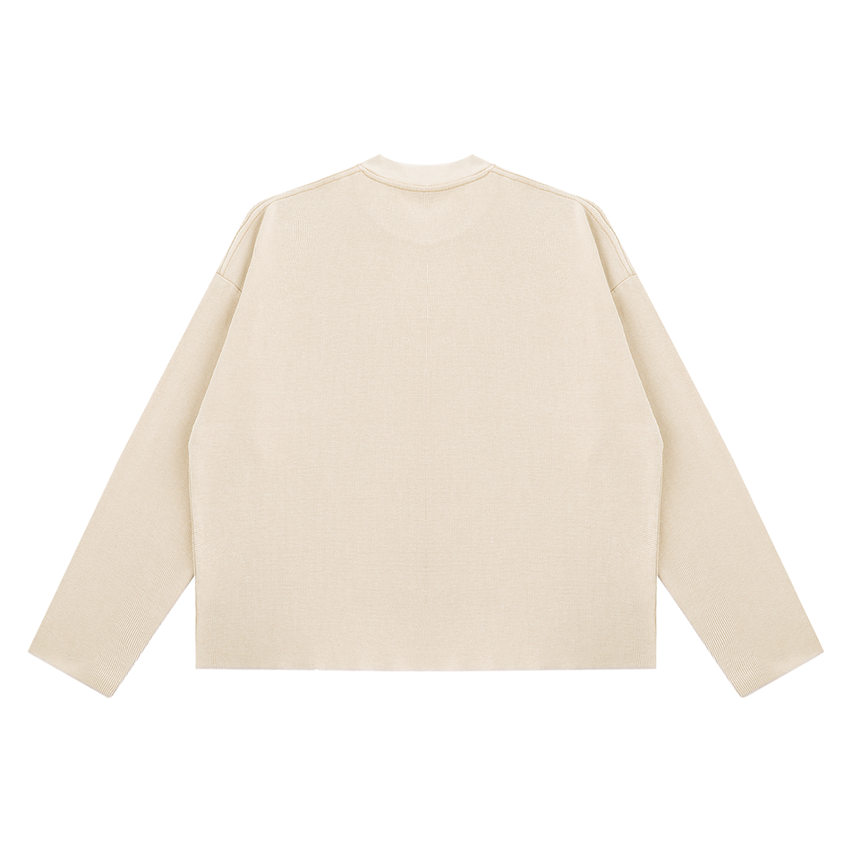 Unisex Vintage Wash Boxy Waffle Raw Edge T-Shirt - Front Logo