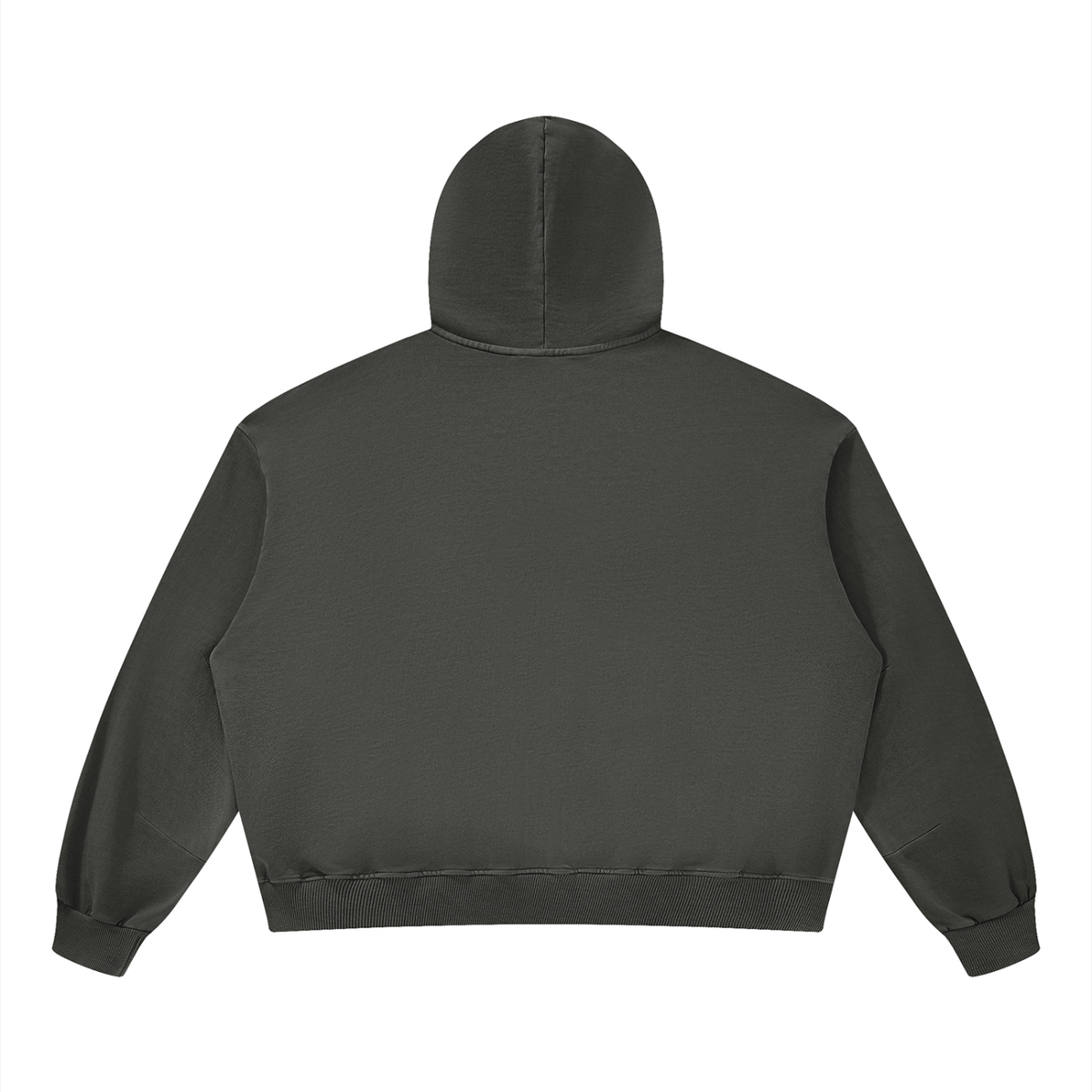 Boxy Vintage Washed Hoodie - Chest Logo