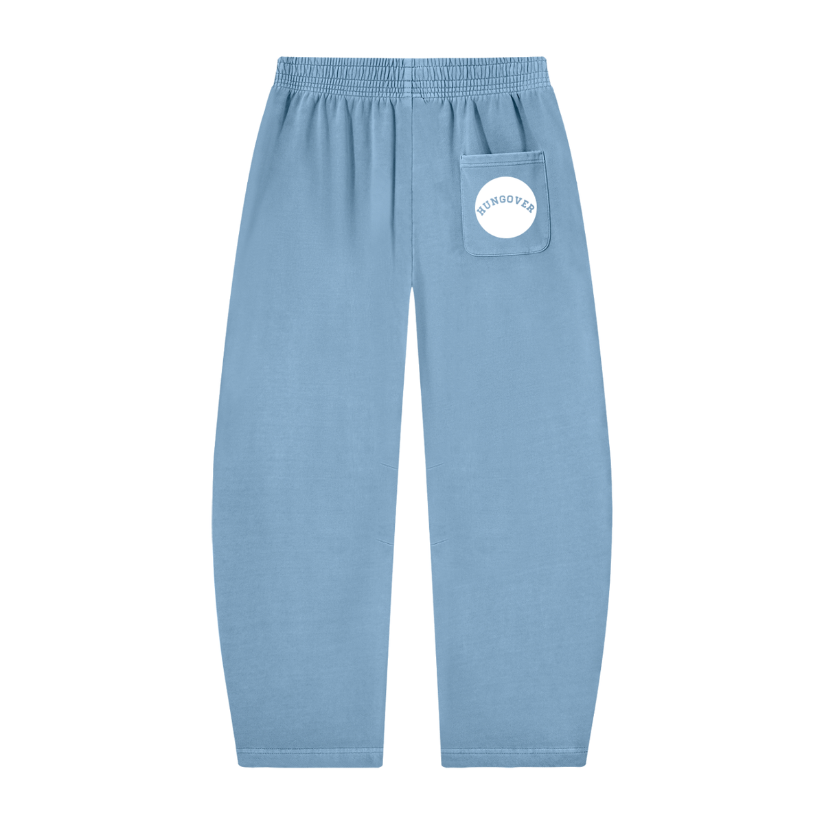 Vintage Washed Barrel Leg Sweatpants - Back Pocket Logo