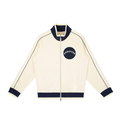 Color Block Raglan Sleeve Zip Track Jacket - Chest Logo